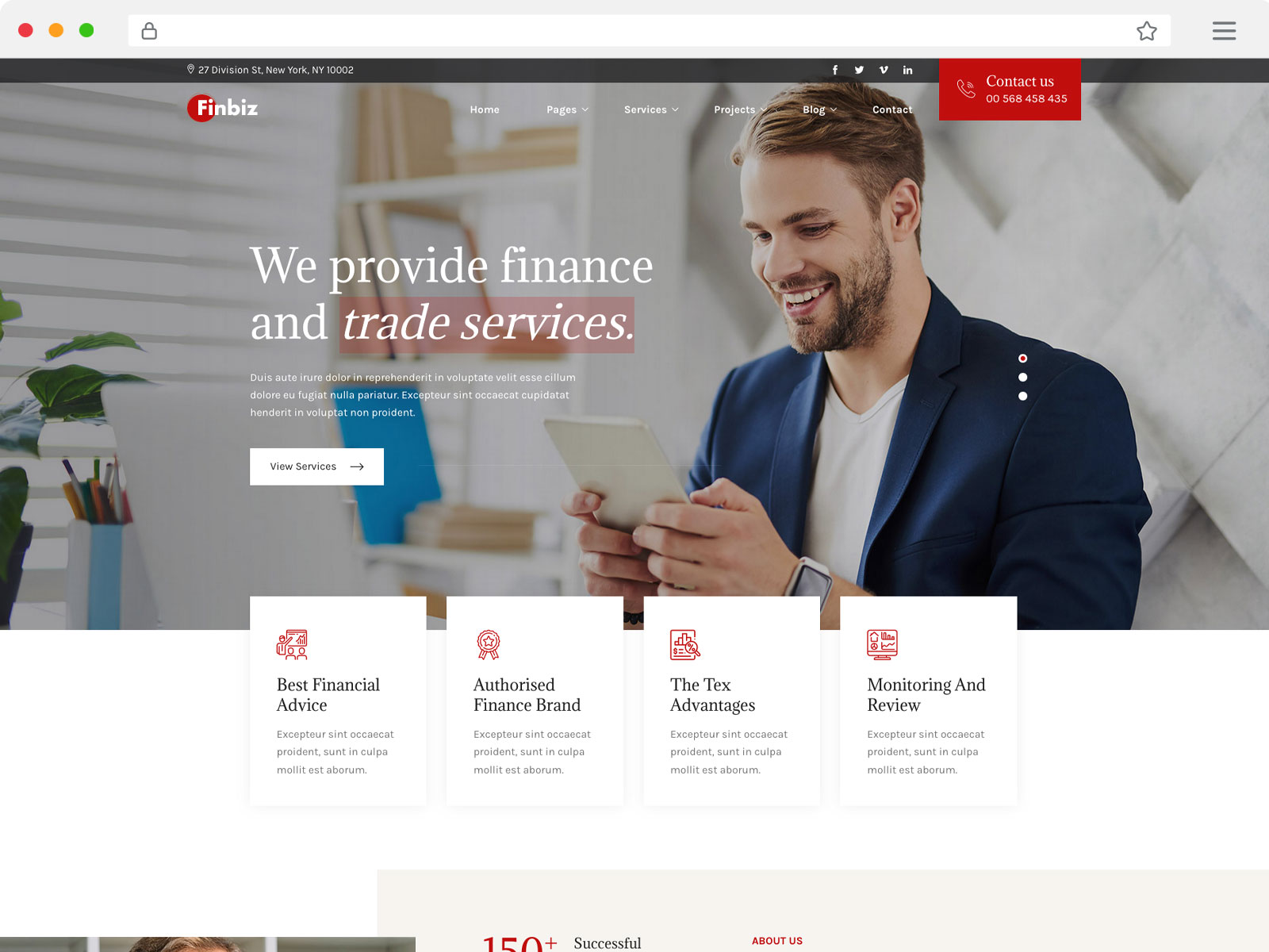 Consulting & Business WordPress Theme