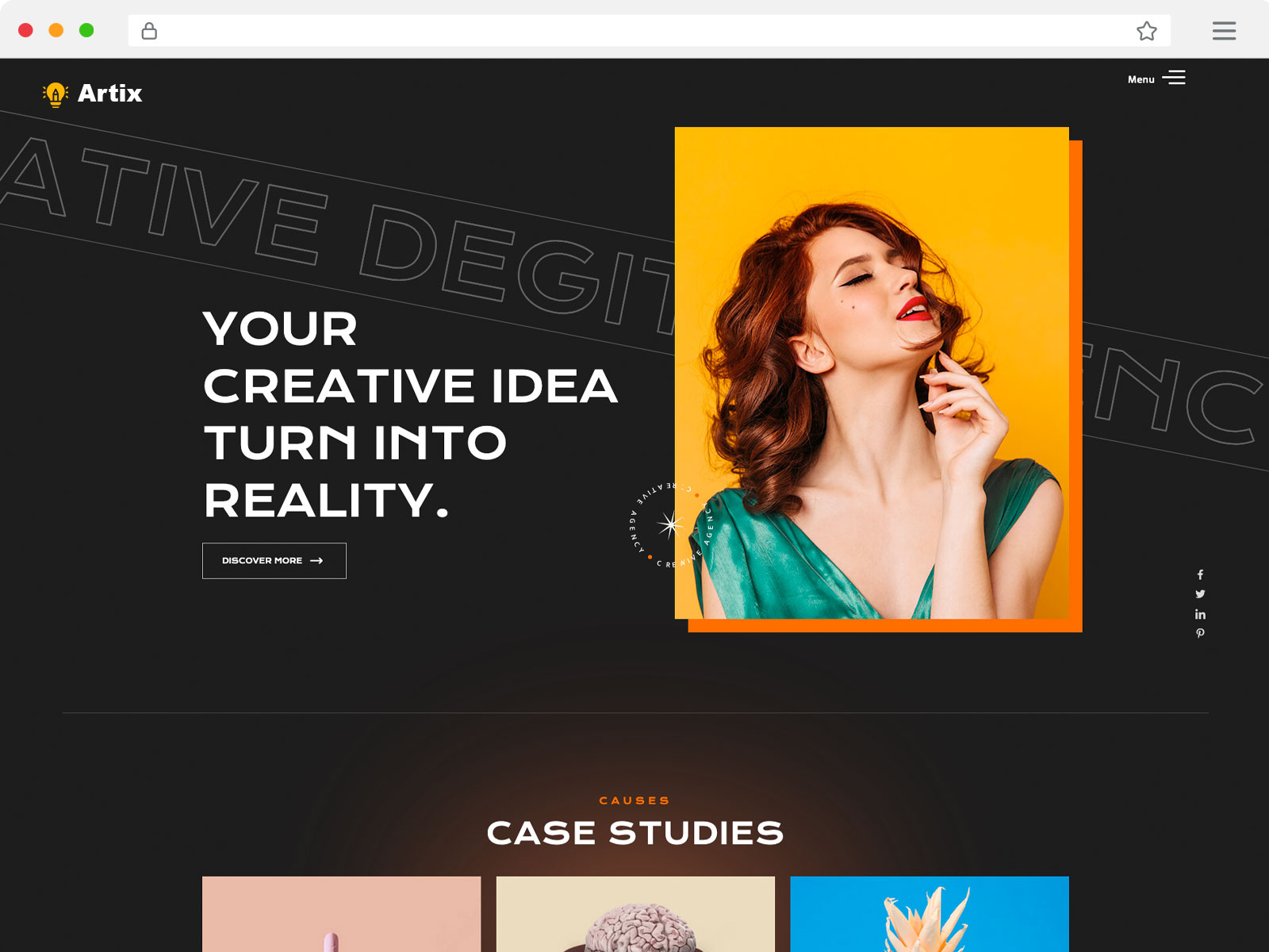 Creative Agency WordPress Theme