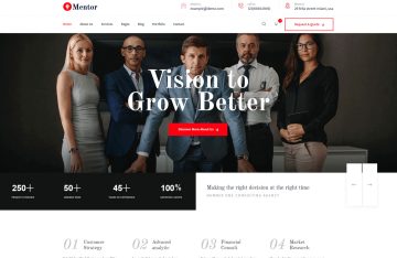 Consulting Business WordPress Theme