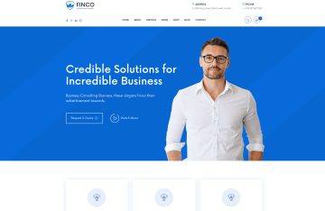 Business Consulting WordPress Theme
