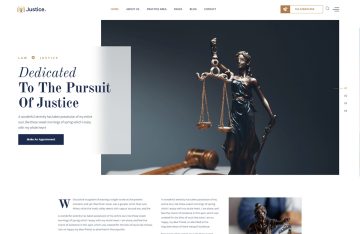 Justice - Law WordPress Theme